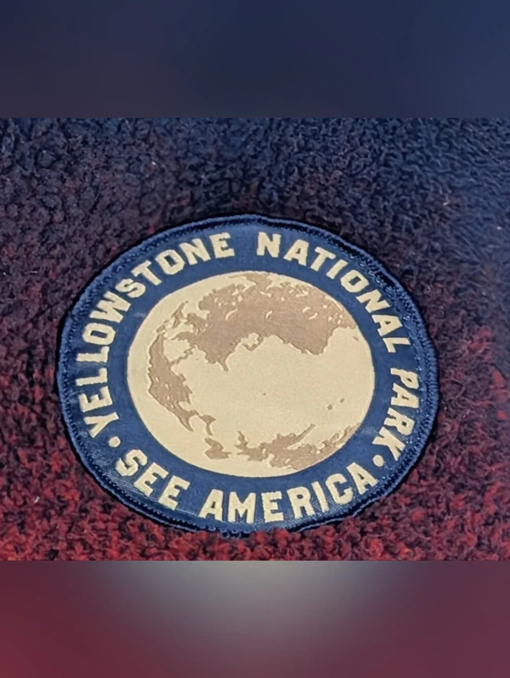 Creative Action Network • Kids Navy Orange Yellowstone Nation Park Fleece Jacket